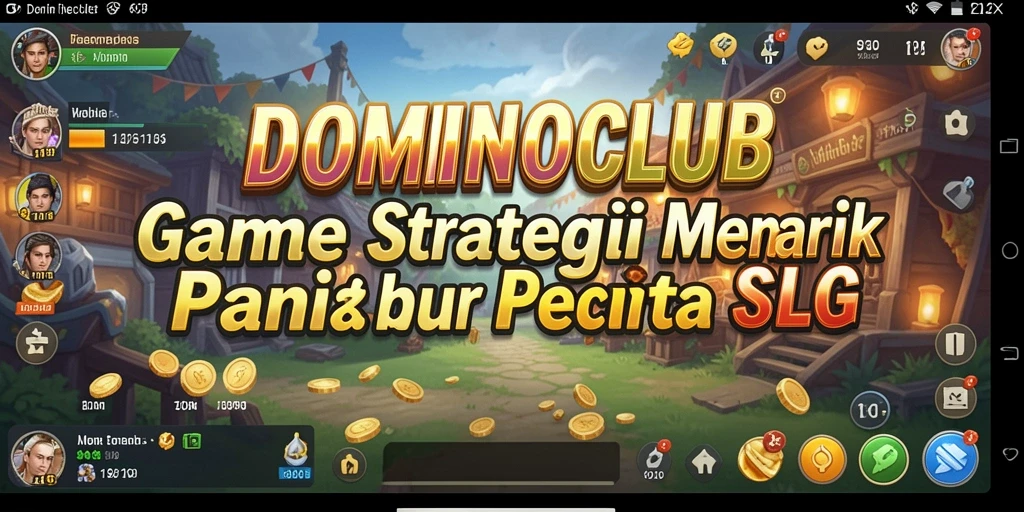 Screenshot utama DOMINOCLUB menampilkan gameplay yang seru dan strategis.