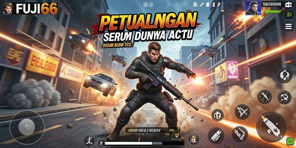 Tampilan gameplay FUJI66 dengan aksi seru yang menegangkan.