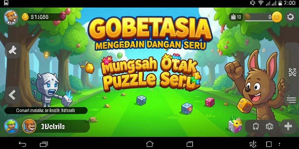 Tampilan gameplay GOBETASIA yang penuh warna dan menarik.