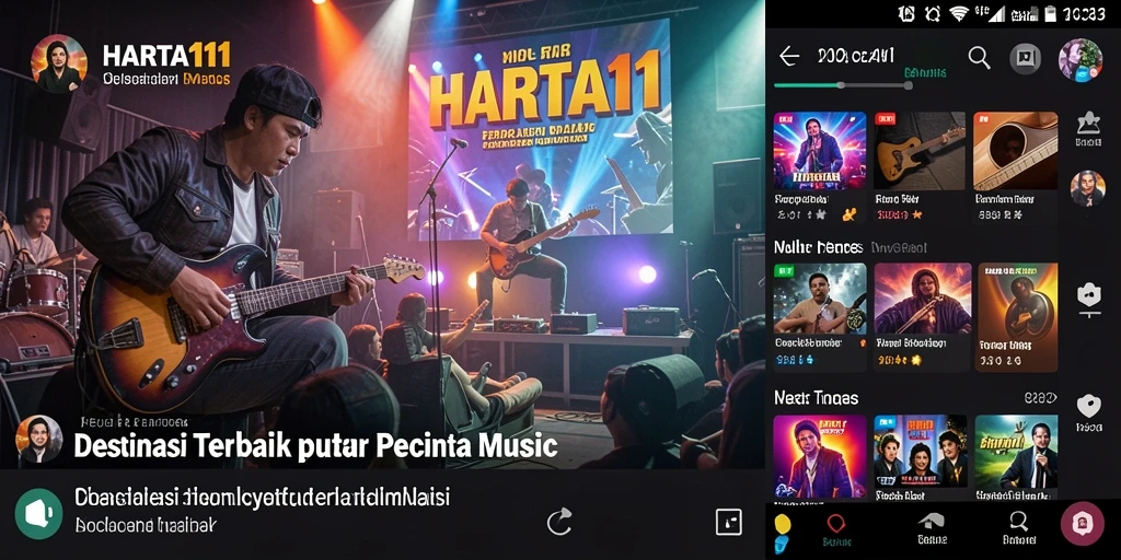 Screenshot HARTA11 menampilkan gameplay seru dan interaktif dalam musik.