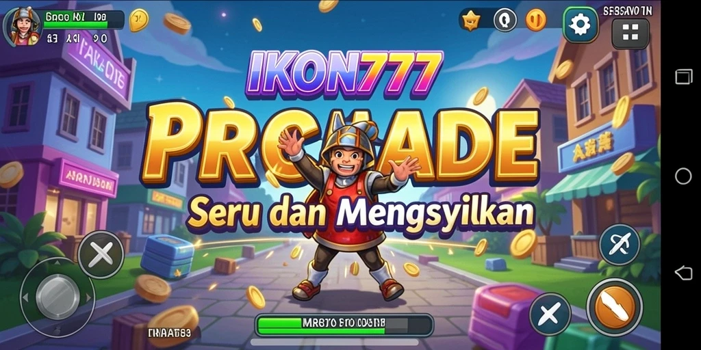 Tampilan gameplay seru dari IKON777 dalam aksi.