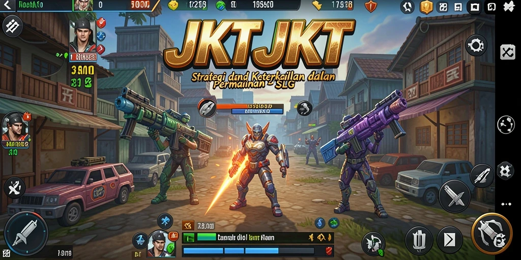 Tampak seru dalam pertempuran strategis JKTJKT.