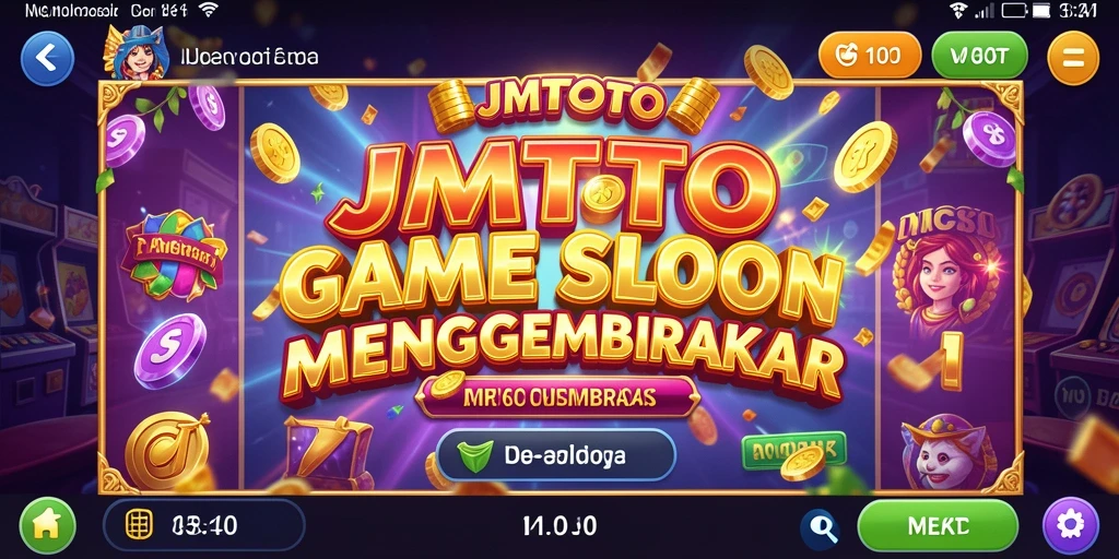 Tampilan gameplay Slot JMTOTO dengan grafik menawan.