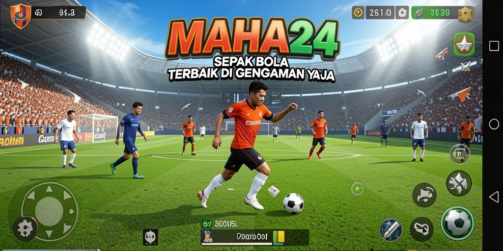 Screenshot dari pertandingan intens dalam MAHA24 menampilkan pemain beraksi.