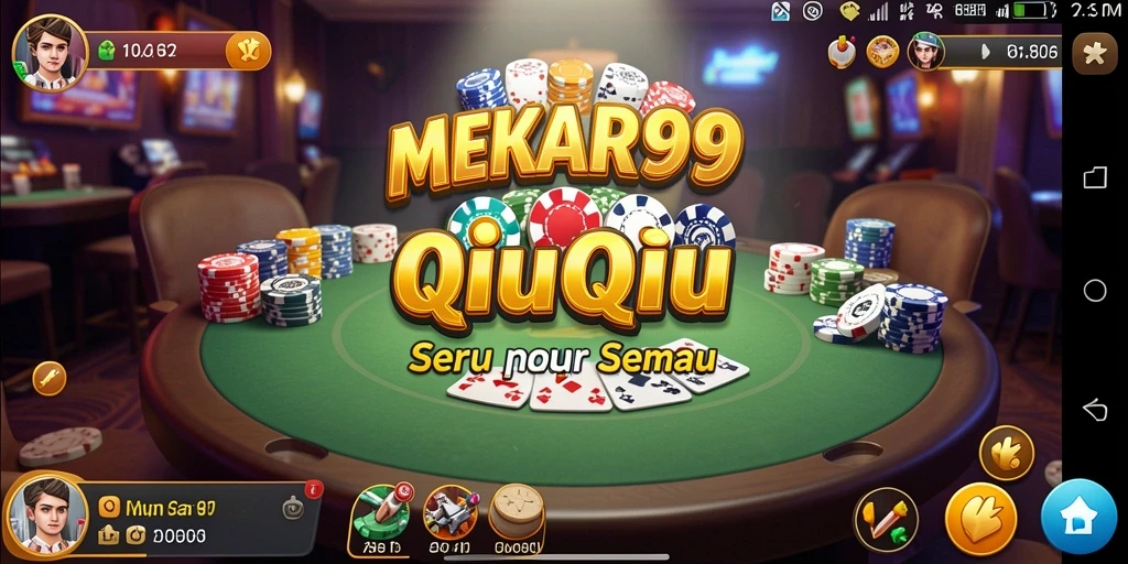Screenshot gameplay seru dari MEKAR99 yang menunjukkan momen menegangkan.