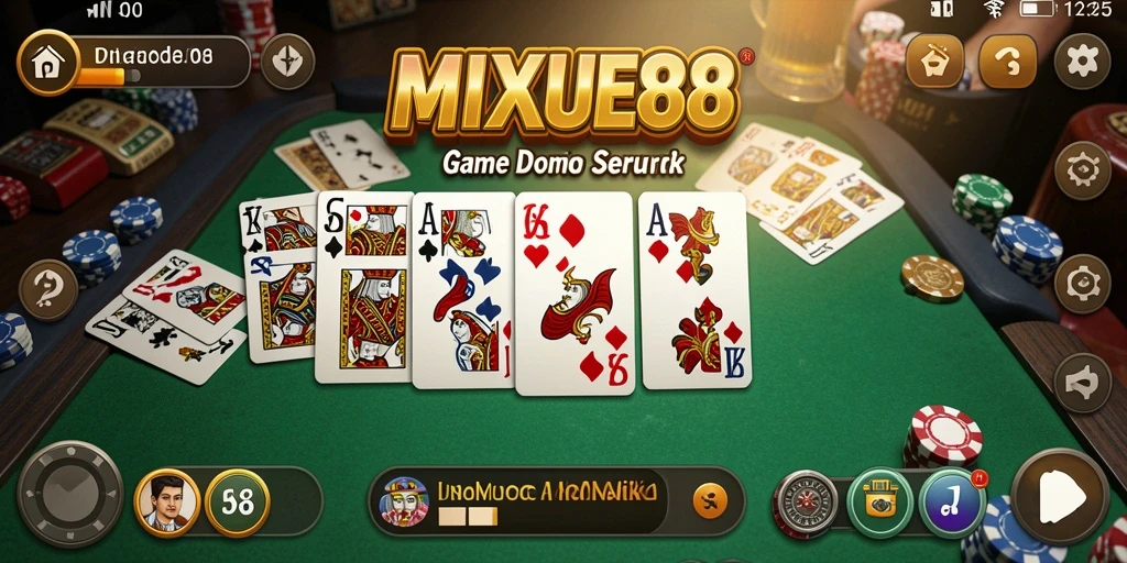 Tampilan gameplay MIXUE88 yang seru dan interaktif.