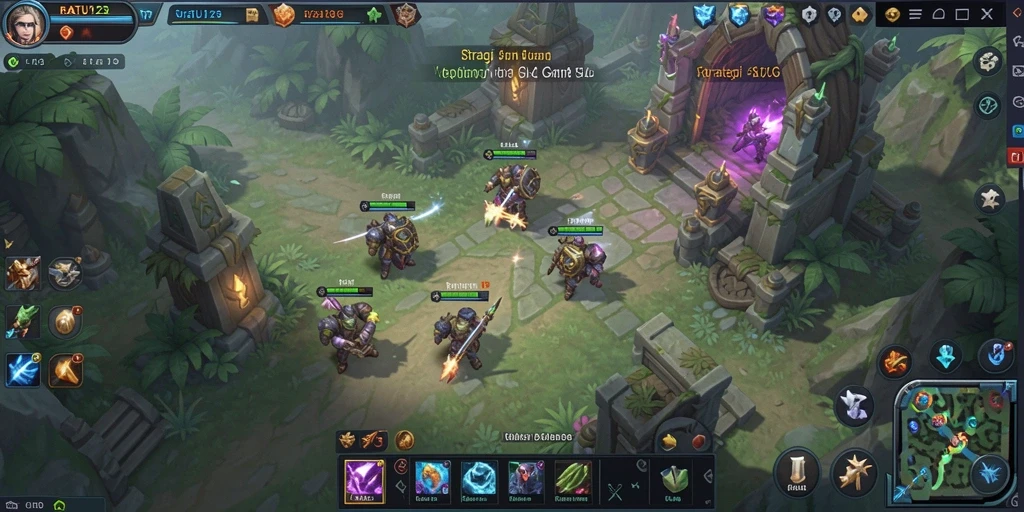 Tampilan gameplay seru dan strategi dalam RATU123.