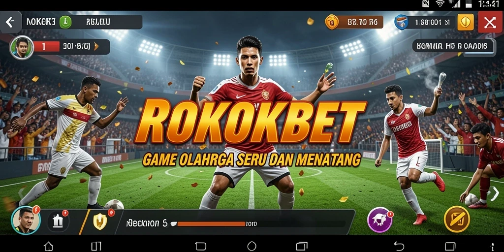 Tampilan menarik dari gameplay ROKOKBET yang seru.