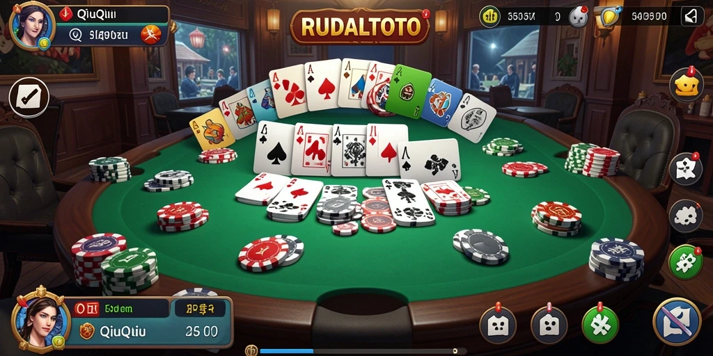 Gamplay seru RUDALTOTO dengan aksi QiuQiu yang mendebarkan.