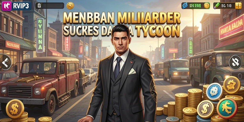 Tampilan gameplay RVIP3 yang menantang dan penuh strategi Tycoon.