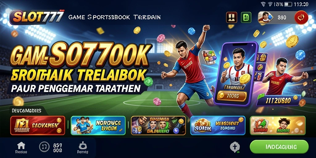 Tampilan menarik gameplay SLOT777 dengan banyak pilihan taruhan.
