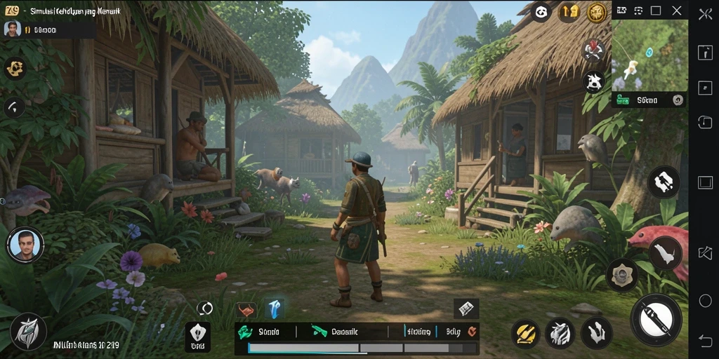 Tangkapan layar ZK9 menampilkan suasana gameplay yang menarik dalam simulasi kehidupan.